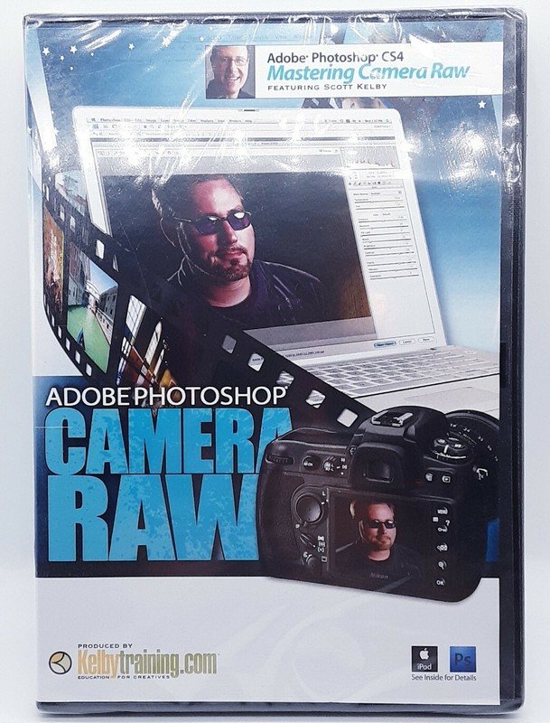 NOS Adobe Photoshop  CS4 Mastering Camera Raw by Scott Kelby 2009 DVD-ROM New