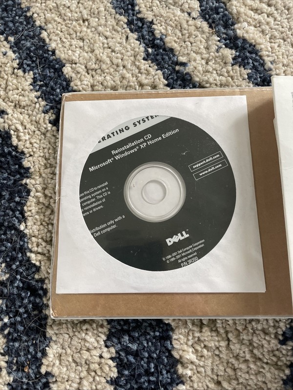 Windows XP Home Edition Sealed Genuine Product Key Inc CDROM Dell Factory Seal gallery