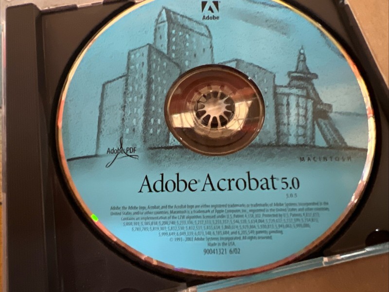 Adobe Acrobat 5.0 for Mac Education Version W/ Serial Number W/ Manual 90028803 gallery
