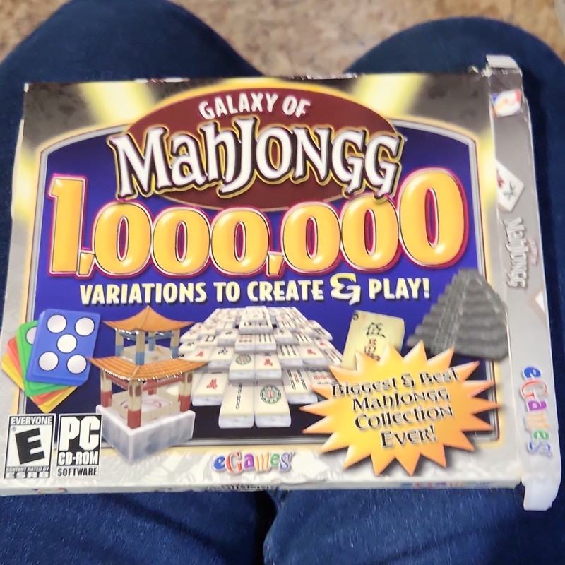 eGames Galaxy of MahJongg 1,000,000 Variations PC CD-ROM Windows 98-XP