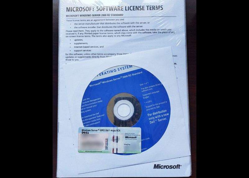 Microsoft Windows Server 2008 R2 for Dell PowerEdge +Client Access Licenses x10