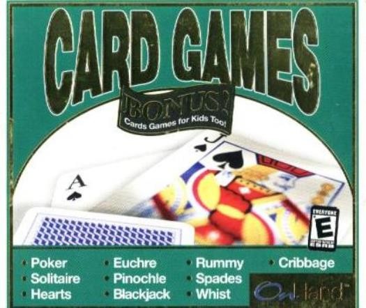 OnHand Card Games PC CD over 100 varieties of classics! euchre, rummy, solitaire
