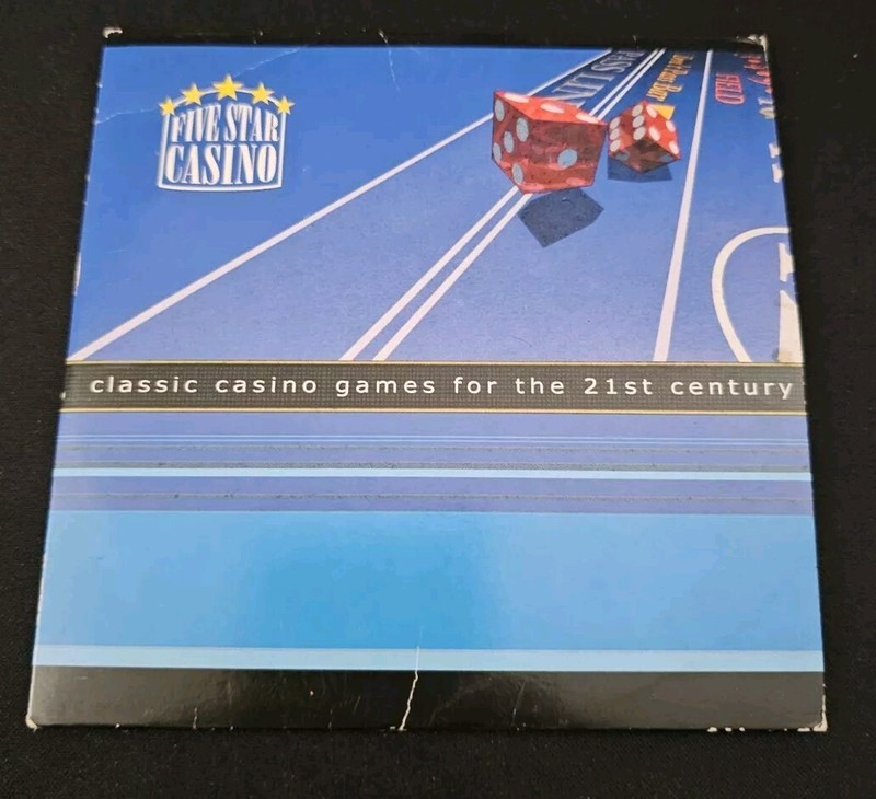 Five Star Casino Video Game CD-ROM