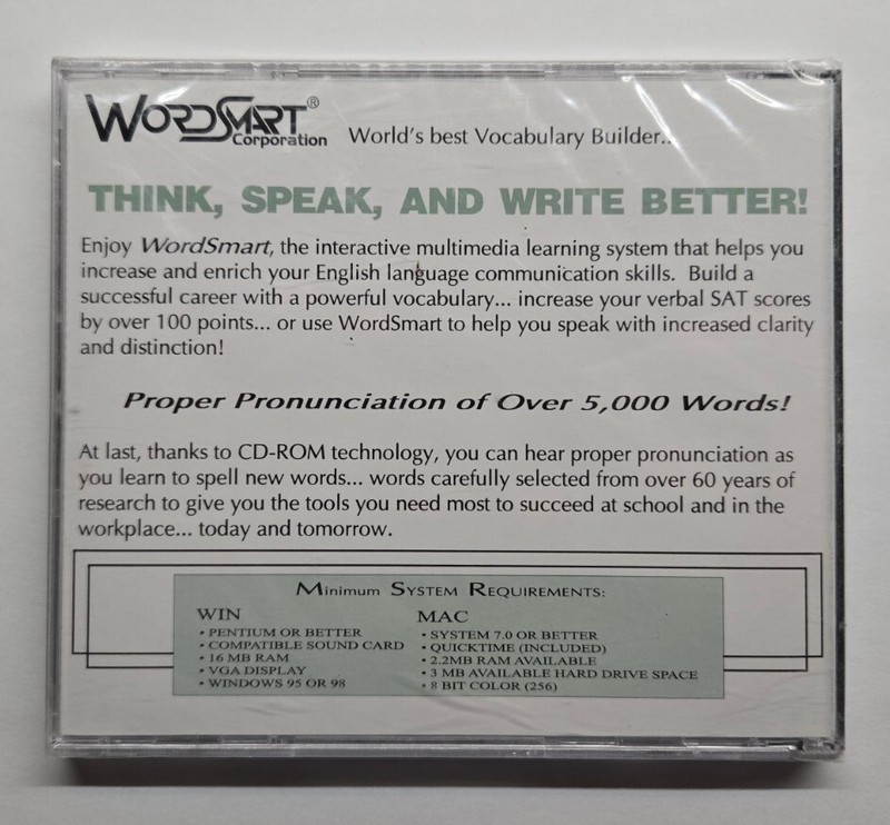 Think Speak & Write Better (PC CD-ROM, WordSmart) gallery
