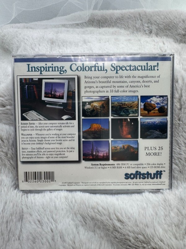 Scenic Arizona Screen Saver & Wallpaper CD-ROM SoftStuff For Windows 3.1 & 95 gallery