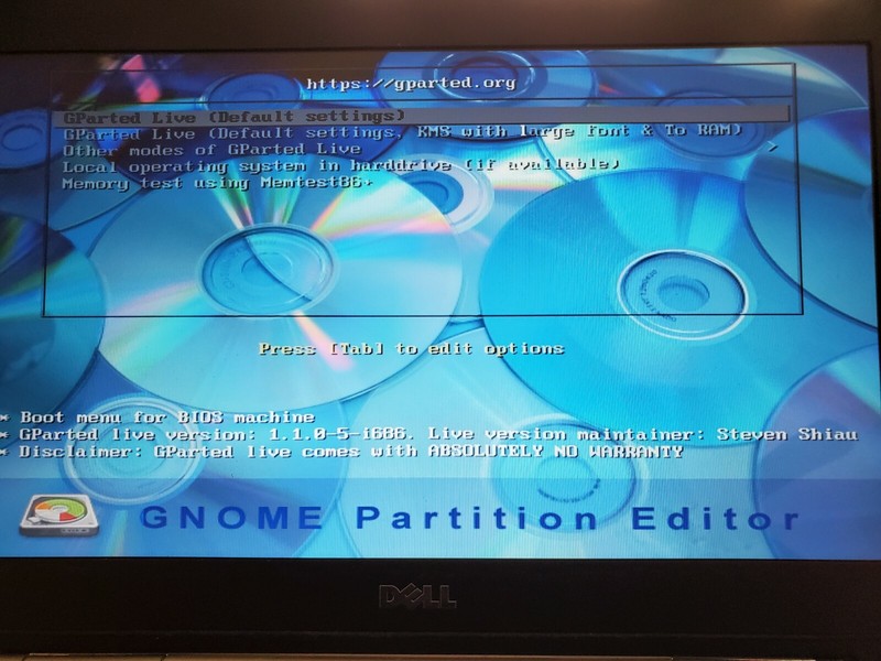 GParted Bootable Partition Manager GNOME for Linux/Windows 16G USB Stick gallery