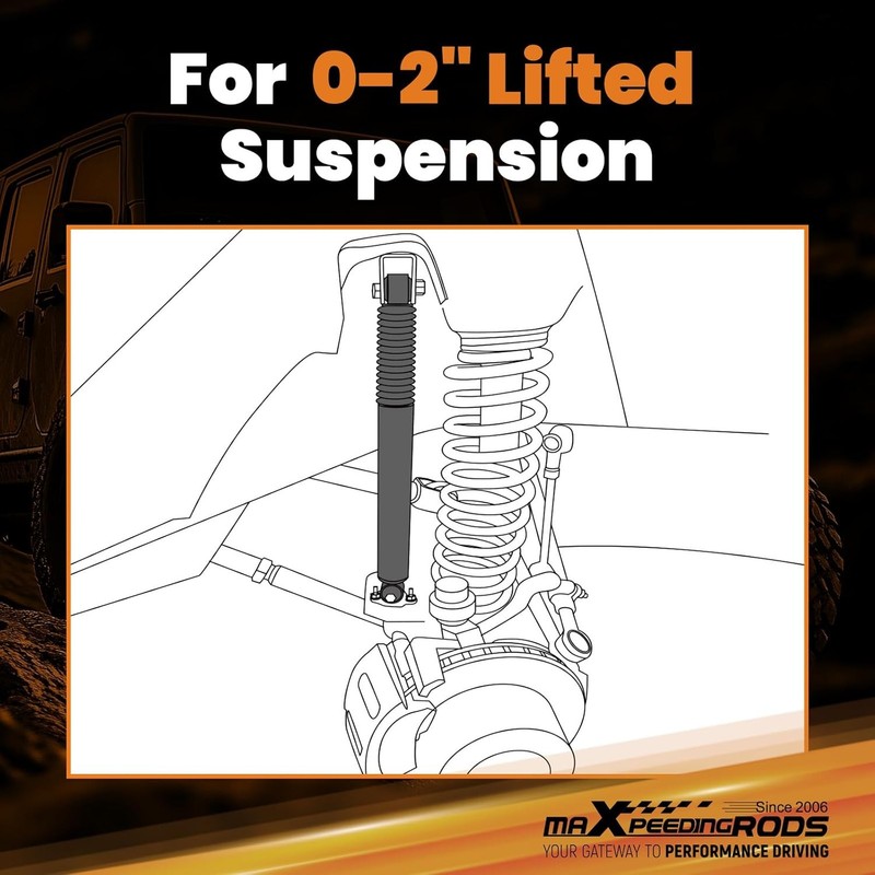 maXpeedingrods 0-2" Lift Shocks for Ram 1500 2WD 2009-2018, Ram 1500 Front gallery