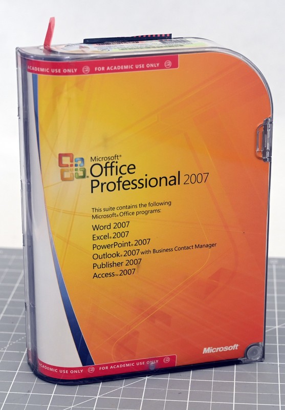 Microsoft Office 2007 Professional Full English Retail Version Academic 32 Bit