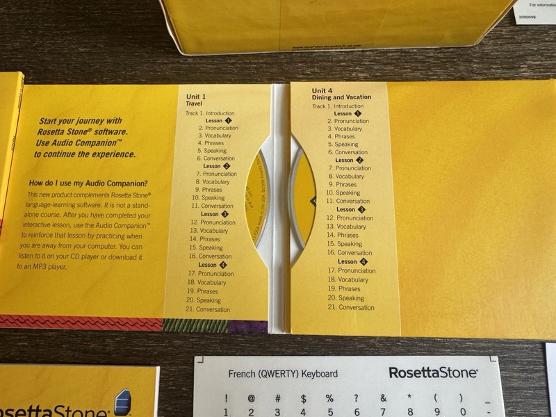 Rosetta Stone Francais French Level 1 & 2 2007 Version 3 Win/Mac CD-Rom gallery