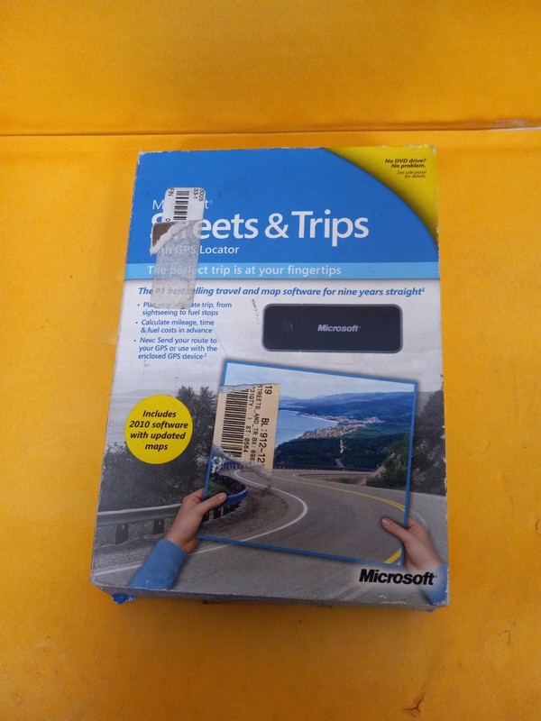 Microsoft Streets & Trips 2009 With GPS Locator Inc. 2010 Updates RV Travel PC