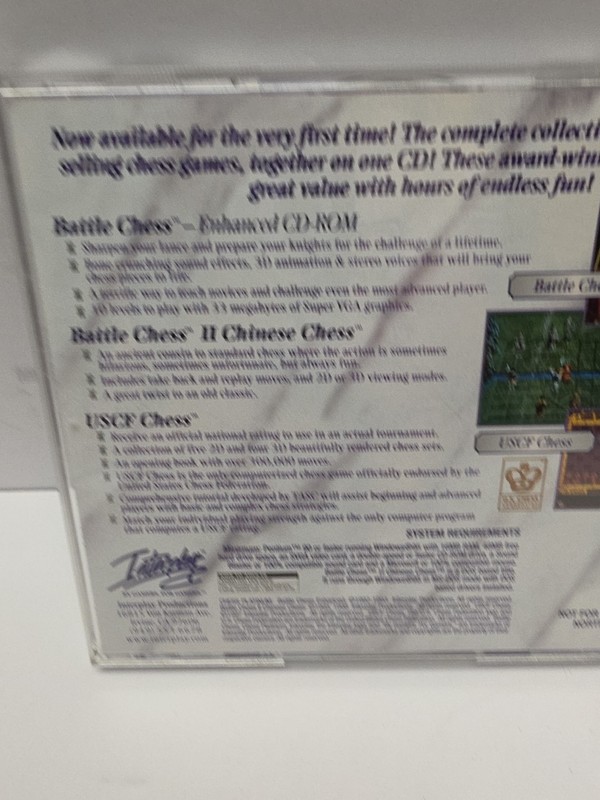 Chess Platinum 3 in 1 Battle Chess I And II PC Game CD Rom gallery