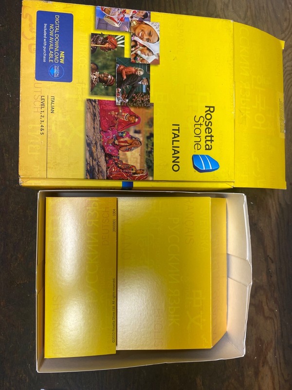 Rosetta Stone Italiano Version 4 Italian Language Course Levels 1-5 CDs gallery