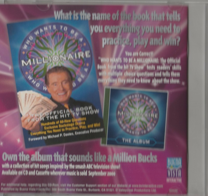 Who Wants to be a Millionaire by Buena Vista for WIN 95 / 98 & Macintosh 2000 gallery