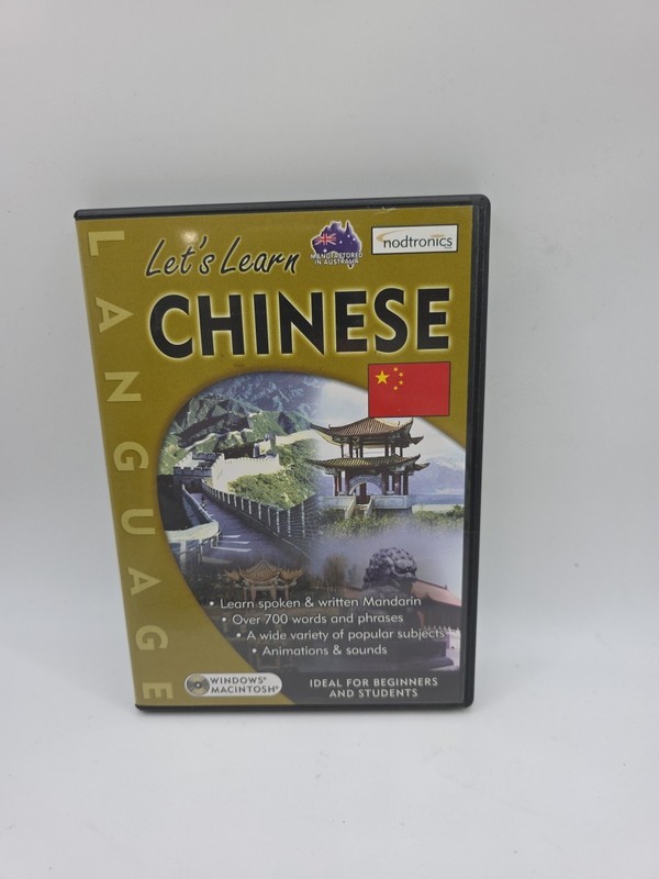 Let’s Learn Chinese PC/MAC CDROM Eureka Language Like New