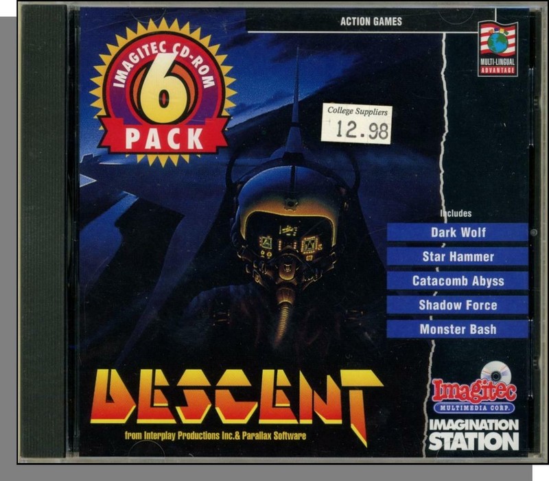 Descent and 5 Other Action Games For Your PC – New Imagitec CD-ROM!