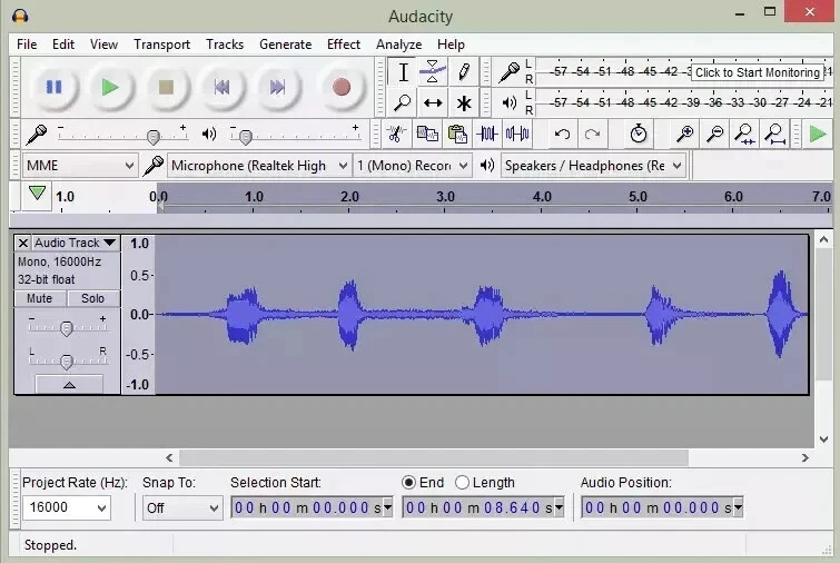 Audacity USB Professional Audio Music Editing Recording Software gallery