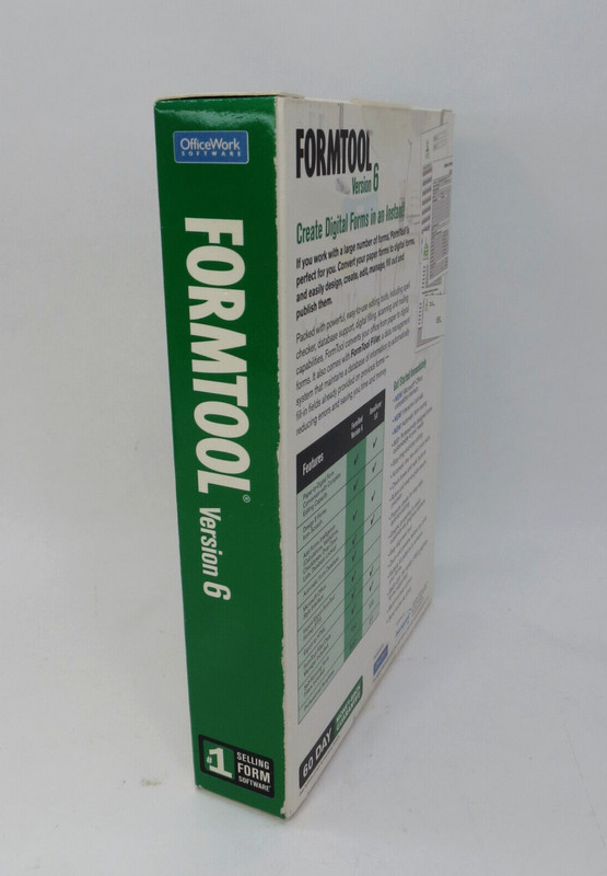 OfficeWork Formtool Version 6 Computer Software Windows XP Vista 7 gallery