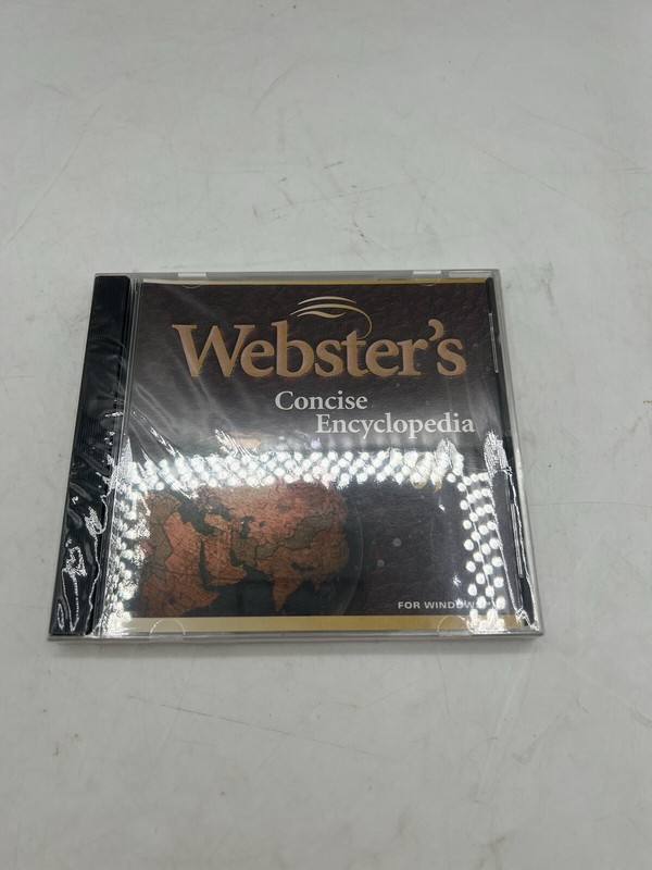 Webster’s Concise Encyclopedia PC CD-ROM 1996 Windows 95/3.1 SEALED