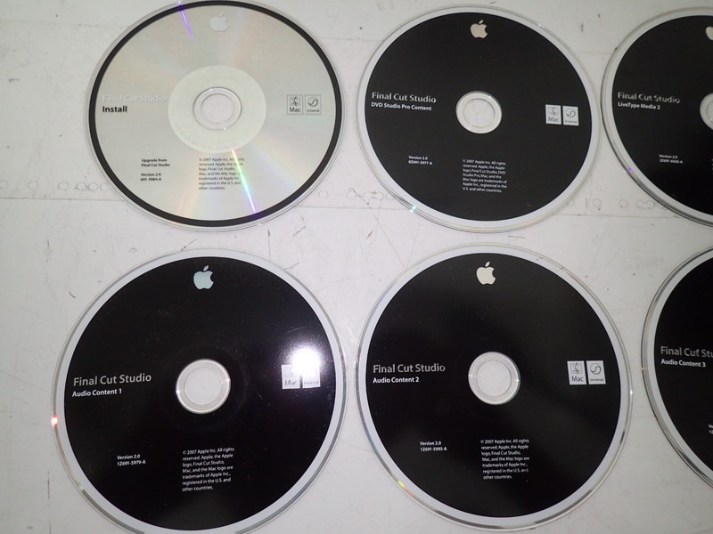 2007 Apple Final Cut Studio Set of 6 Discs Media Academic Version gallery
