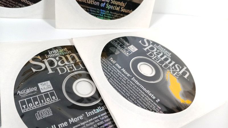 Instant Immersion Spanish Language Software PC Compact Discs Lot Beginner '02'03 gallery