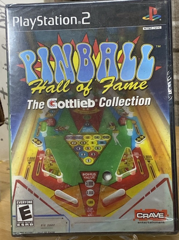 NEW Sealed Pinball Hall of Fame The Gottlieb Collection PlayStation 2 2004 PS2