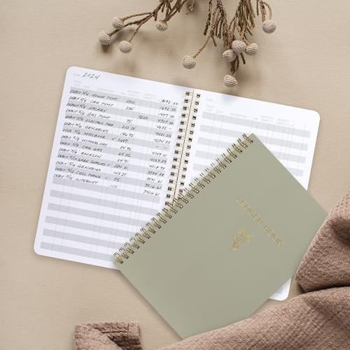 Easy to Use Accounting Ledger Book - The Perfect Expense Tracker Sage Green gallery