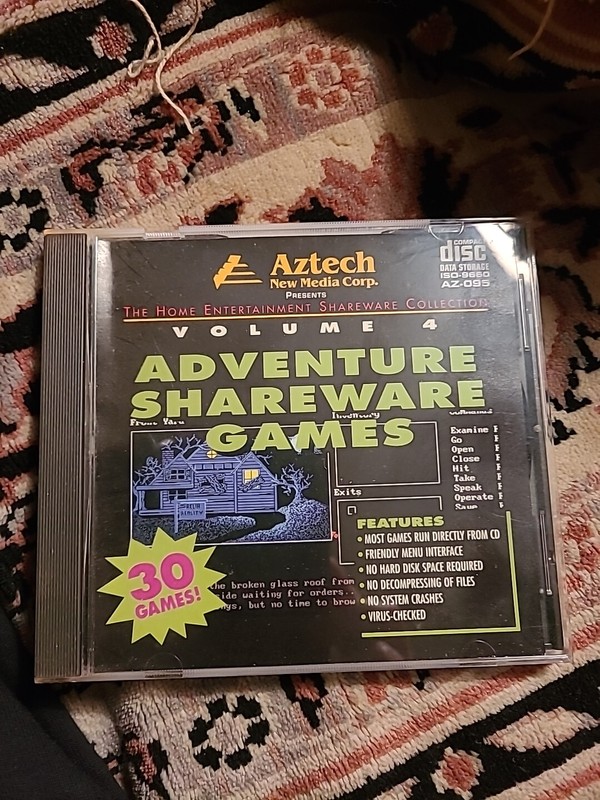 AZTECH STRATEGY / CHILDREN’S / ADVENTURE SHAREWARE GAMES CD VOLUME 4