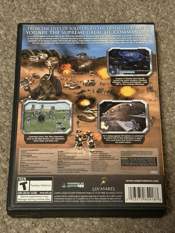 Star Wars - Empire at War PC CD-Rom Game gallery