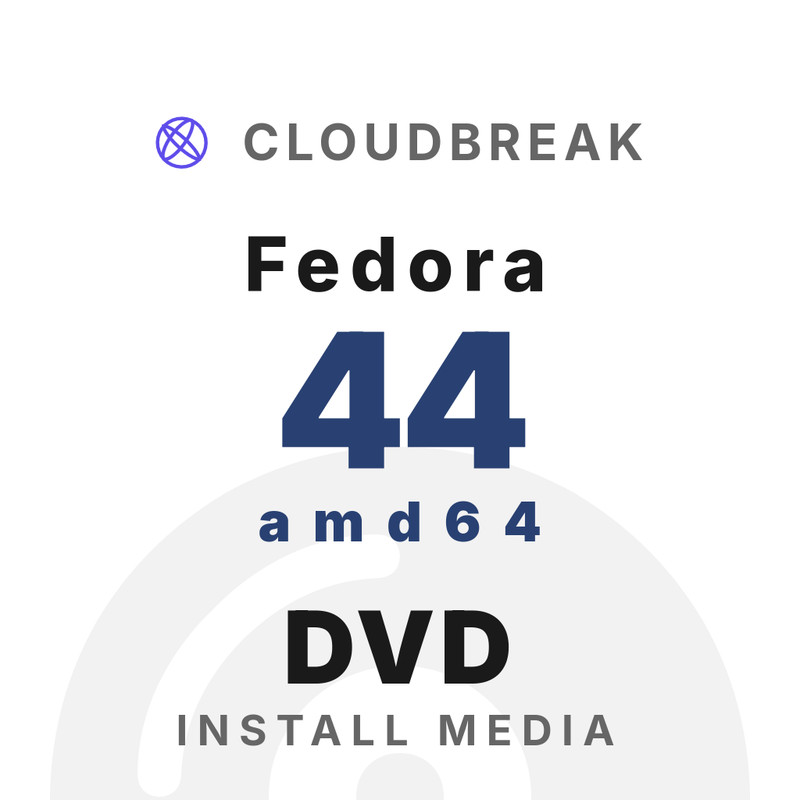 Fedora 44 amd64 Bootable/Live Install DVD NEW