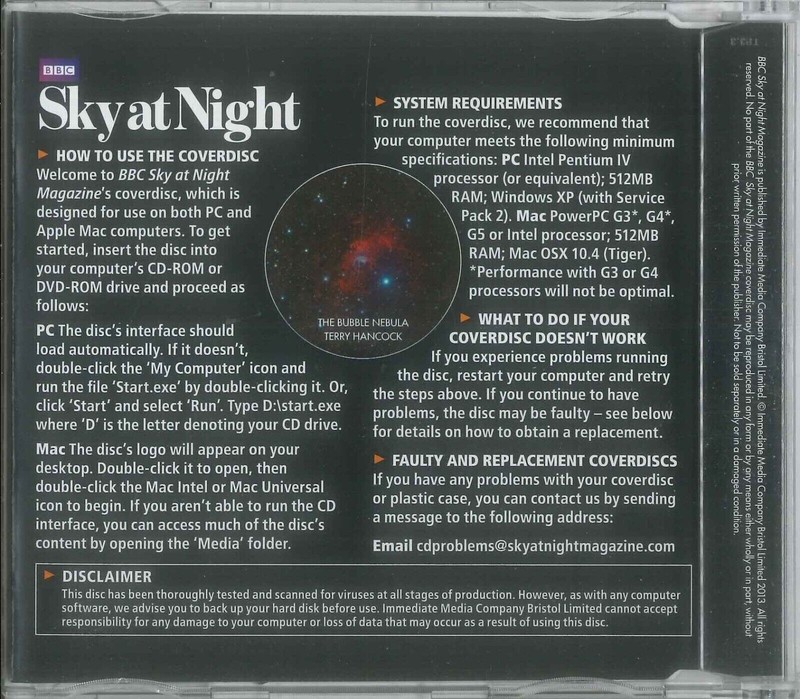 BBC Sky at Night CD-ROM, ISS Observing Special, #103 December 2013, Windows, Mac gallery