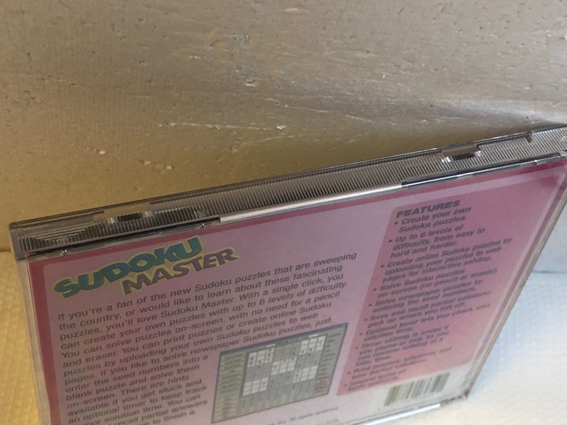 NEW Sudoku Master PC CD ROM 600 Unique Puzzles Create Build Own Win 98 ME XP 95 gallery