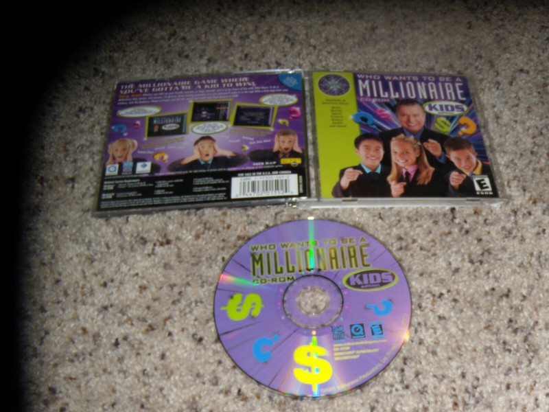 Who Wants to Be A Millionaire Kids Edition (PC, 2001) Game