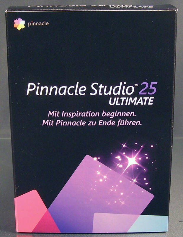 Pinnacle Studio 25 Ultimate Full Version Box + DVD 4K Video Software + Manual NEW gallery