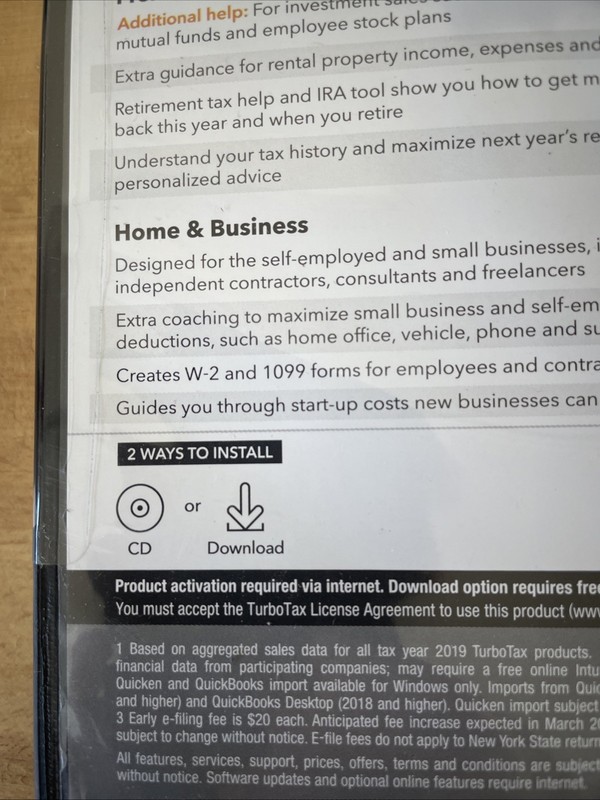 TurboTax Deluxe Fed & State Software 2020 NEW 2020 Tax Year gallery