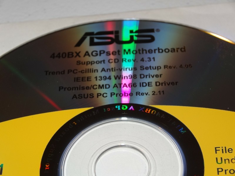 ASUS 440BX AGPSET MOTHERBOARD SUPPORT CD REV. 4.31 M141 DRIVERS / CD-ROM gallery