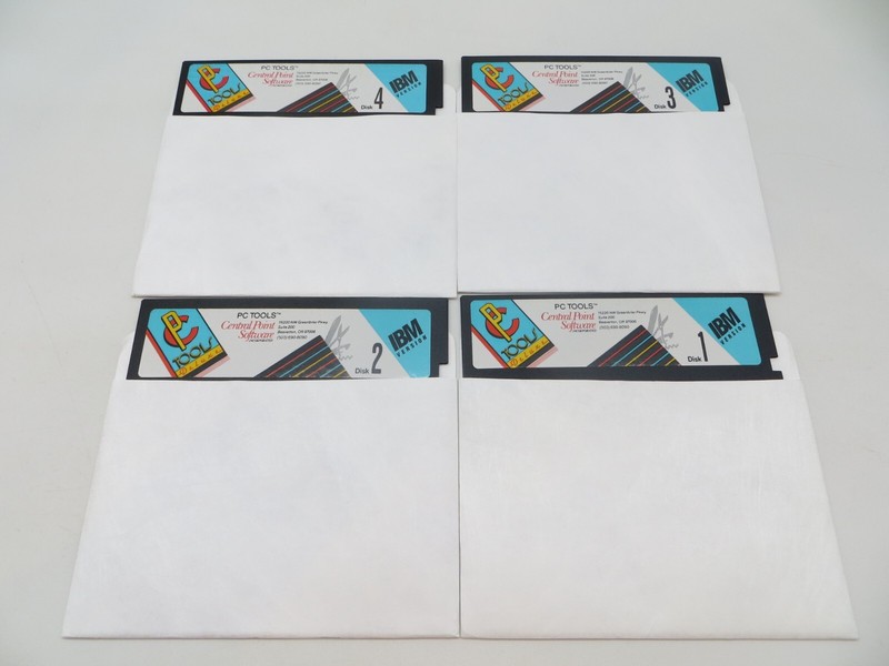PC TOOLS DELUXE IBM Version 5.25″ Floppy Disk Central Point Software