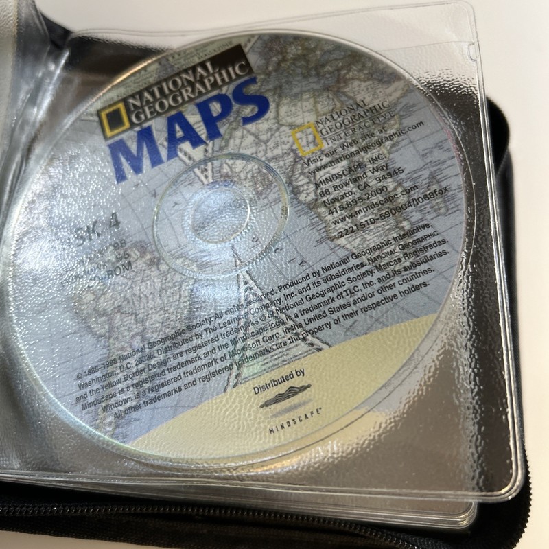 Vintage National Geographic 8 CD-Set Maps Collection Windows CD-ROM zao gallery