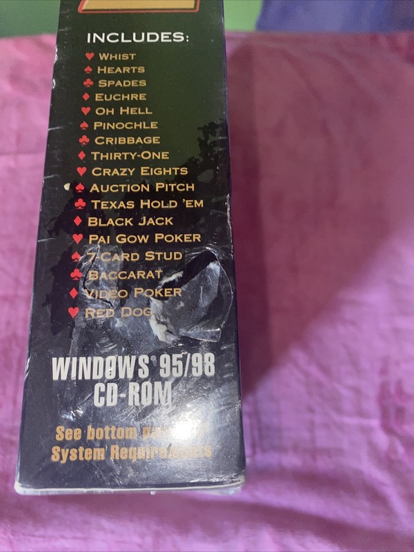 The Real Deal 2 - 17 Classic Card Games PC CD Mindscape Windows 95/98 New Sealed gallery