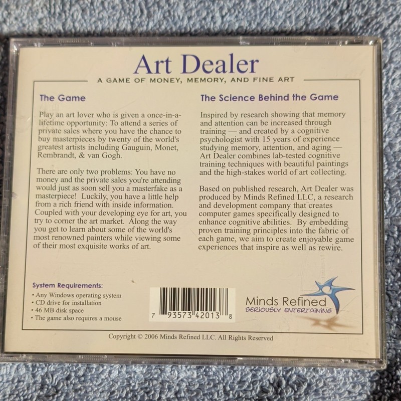 Minds Refined Art Dealer 2.0 History Game CD for Windows English gallery