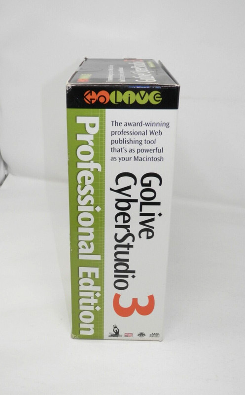 GoLive CyberStudio 3 Professional for Mac • Macintosh Vintage 1998 NOS SEALED gallery