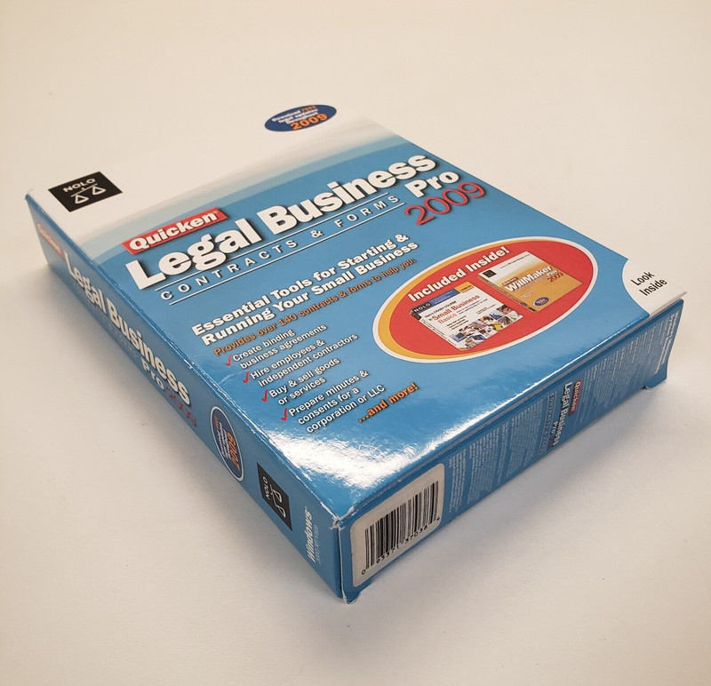 Quicken Legal Business Pro 2009 for Windows 7 CDs plus Companion Book gallery