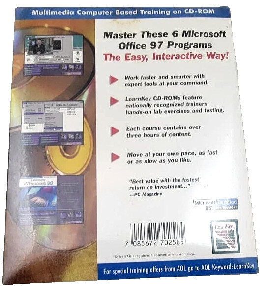 LearnKey Office 97[6 cd's] NIB Sealed New! gallery