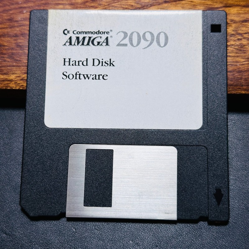Commodore Amiga 2090 Hard Disk Software 3.5 Inch Floppy Disk