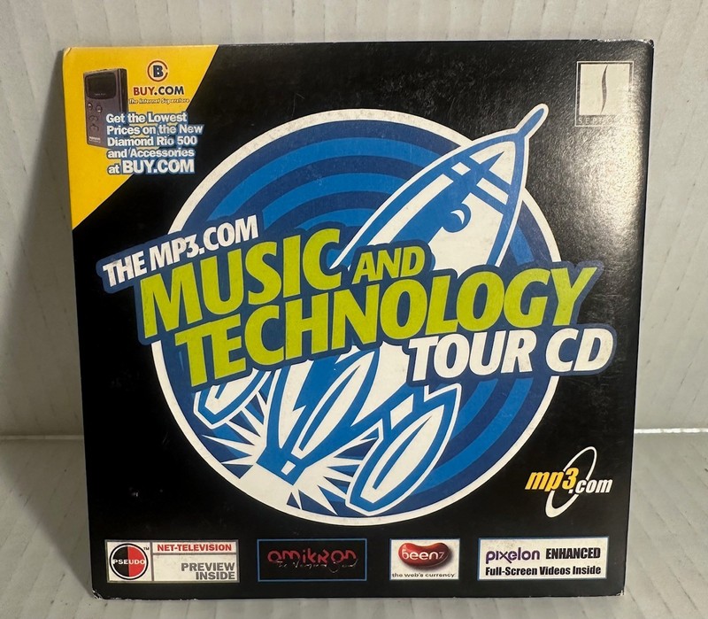 The MP3.com Music and Technology Tour CD 1999 Promo Sampler PC Computer Disc NEW gallery