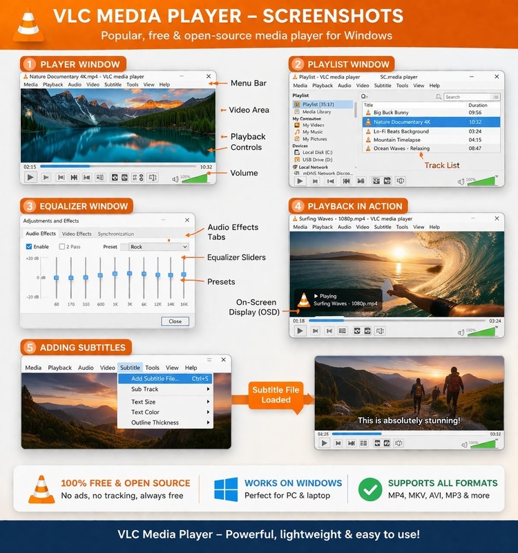 VLC Media Player for Windows | Universal Video Player | Play Any Video File - CD gallery