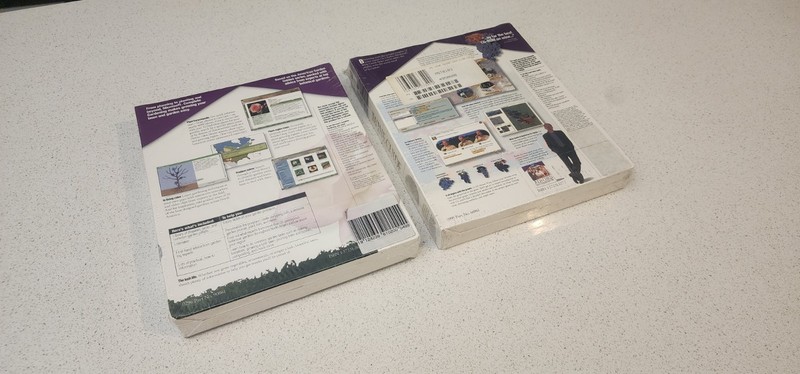 **NEW SEALED** Vintage Microsoft Home Wine Guide + Gardening Guide CD-ROM PC gallery