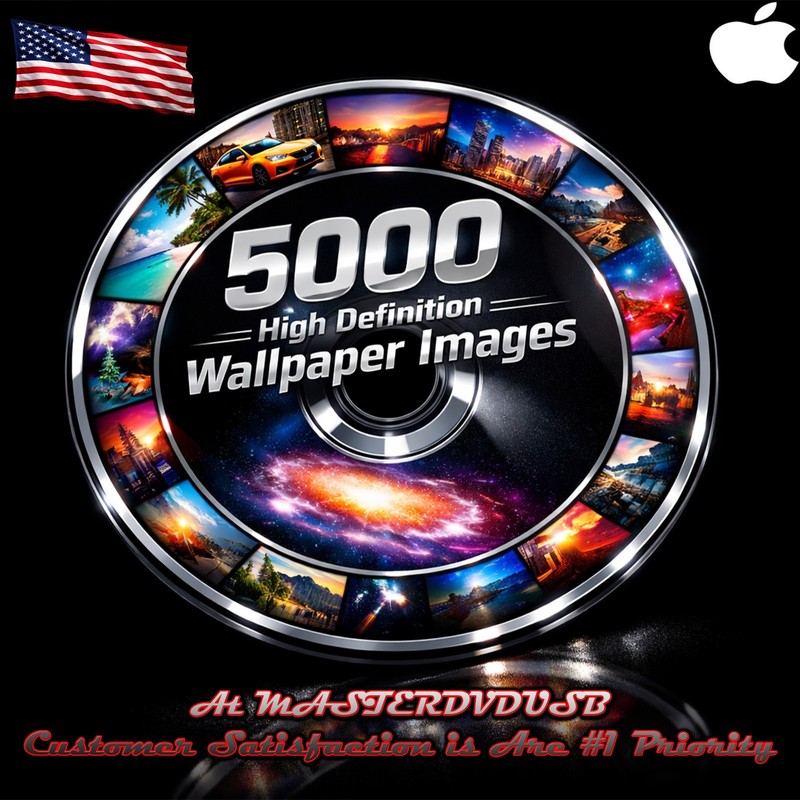 5000 High Definition Wallpaper Images DVD-ROM MAC – PC – LINUX JPEG