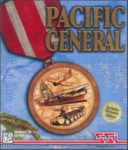Pacific General w/ Manual PC CD fight Japanese China admirals strategy war game