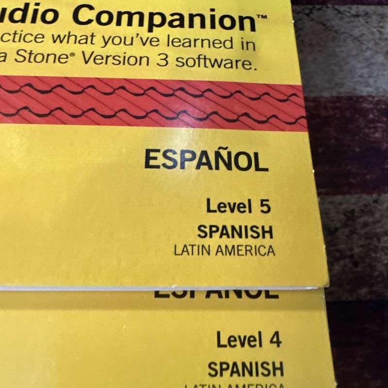 Rosetta Stone Spanish/Espanol (Latin America) Levels 1-5 See Pics Used Software gallery