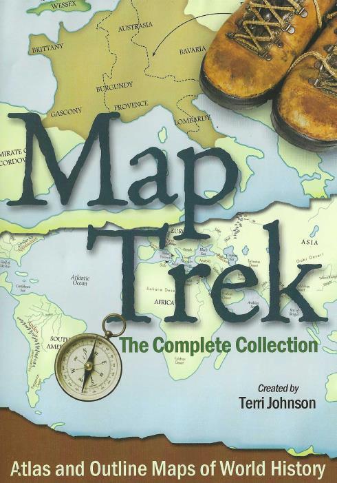 Map Trek: The Complete Collection PC CD-ROM atlas outline maps of world history!
